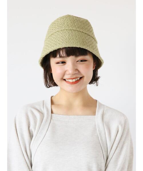 ehka sopo(エヘカソポ)の「スラブバケットハット(ハット・レディース・オフホワイト/ブラック/グリーン・F)」の15枚目の写真