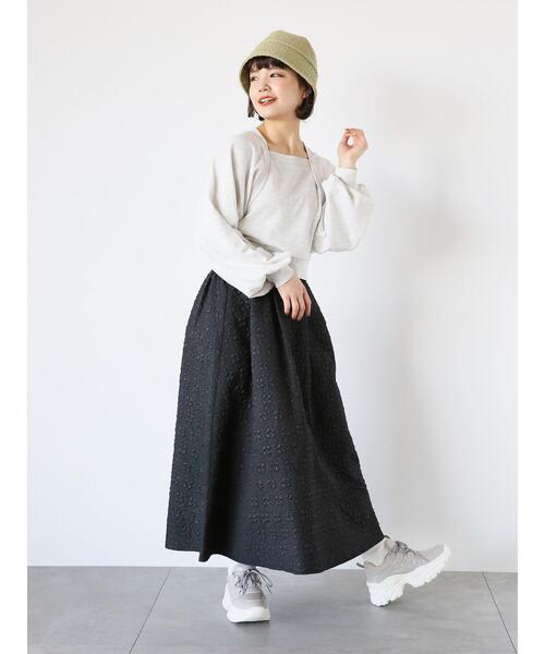 ehka sopo(エヘカソポ)の「スラブバケットハット(ハット・レディース・オフホワイト/ブラック/グリーン・F)」の16枚目の写真