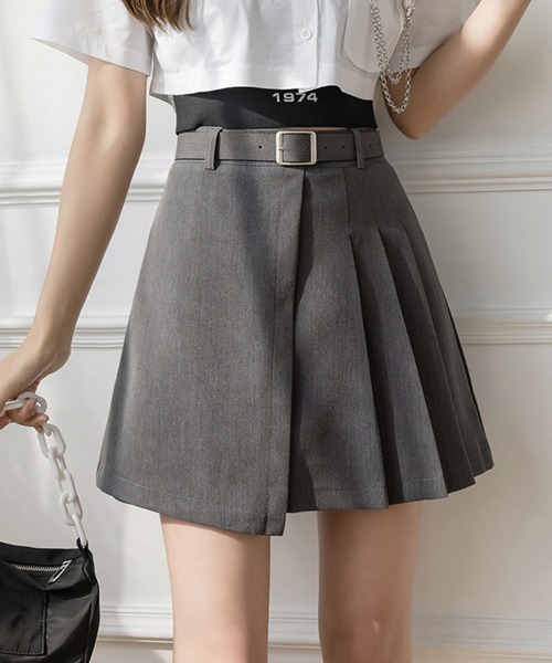 Miniministore（ミニミニストア）の「ボックス プリーツスカート レディース（スカート・レディース・ブラック/グレー・M/XL/L/S）」の10枚目の写真