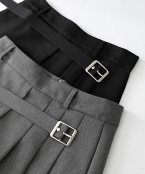 Miniministore（ミニミニストア）の「ボックス プリーツスカート レディース（スカート・レディース・ブラック/グレー・M/XL/L/S）」の17枚目の写真