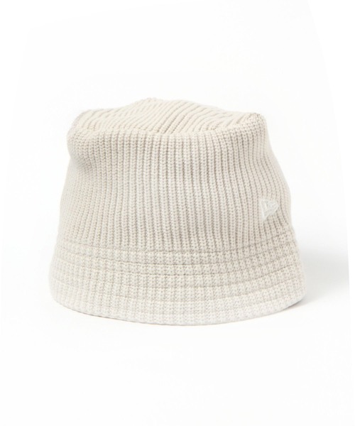 Heather（ヘザー）の「【NEW ERA】Knit Bucket　989326（ハット・レディース・アイボリー/ブラック・ONE SIZE）」の2枚目の写真