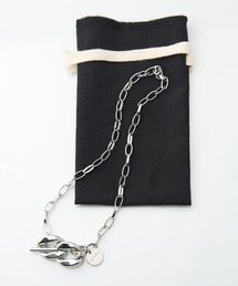 JieDa チェーンネックレス 収納袋付き Jieda(ジエダ) CHAIN NECKLACEチェーン ネックレス シルバー