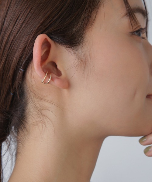 NANO universe(ナノユニバース)の「イヤーカフ(ピアス(両耳用)・レディース・その他1/その他2/その他3/その他4/その他5/その他6・FREE)」の1枚目の写真