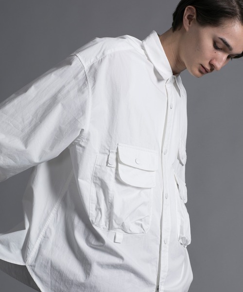 aimoha(アイモハ)の「【aimoha neo】 MULTI POCKET SHIRT(シャツ/ブラウス・メンズ・ブラック/ホワイト・MEDIUM/LARGE/X-LARGE/XX-LARGE)」の3枚目の写真