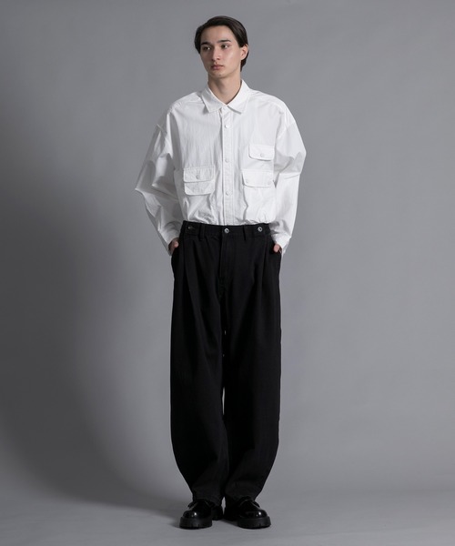 aimoha(アイモハ)の「【aimoha neo】 MULTI POCKET SHIRT(シャツ/ブラウス・メンズ・ブラック/ホワイト・MEDIUM/LARGE/X-LARGE/XX-LARGE)」の7枚目の写真