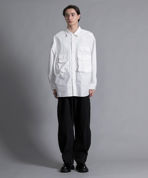 aimoha(アイモハ)の「【aimoha neo】 MULTI POCKET SHIRT(シャツ/ブラウス・メンズ・ブラック/ホワイト・MEDIUM/LARGE/X-LARGE/XX-LARGE)」の15枚目の写真