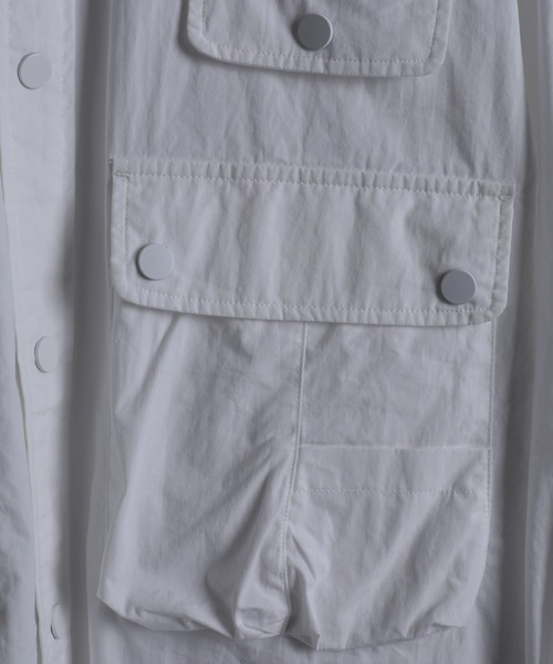 aimoha(アイモハ)の「【aimoha neo】 MULTI POCKET SHIRT(シャツ/ブラウス・メンズ・ブラック/ホワイト・MEDIUM/LARGE/X-LARGE/XX-LARGE)」の20枚目の写真