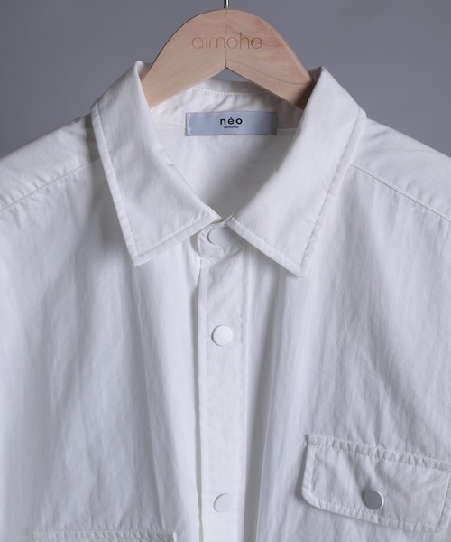 aimoha(アイモハ)の「【aimoha neo】 MULTI POCKET SHIRT(シャツ/ブラウス・メンズ・ブラック/ホワイト・MEDIUM/LARGE/X-LARGE/XX-LARGE)」の16枚目の写真