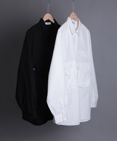 aimoha(アイモハ)の「【aimoha neo】 MULTI POCKET SHIRT(シャツ/ブラウス・メンズ・ブラック/ホワイト・MEDIUM/LARGE/X-LARGE/XX-LARGE)」の22枚目の写真
