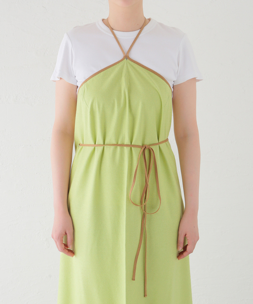 BASERANGE（ベースレンジ）の「【BASERANGE/ベースレンジ】LIGO DRESS：ワンピース（ワンピース・レディース・イエロー系その他・X-SMALL）」の5枚目の写真