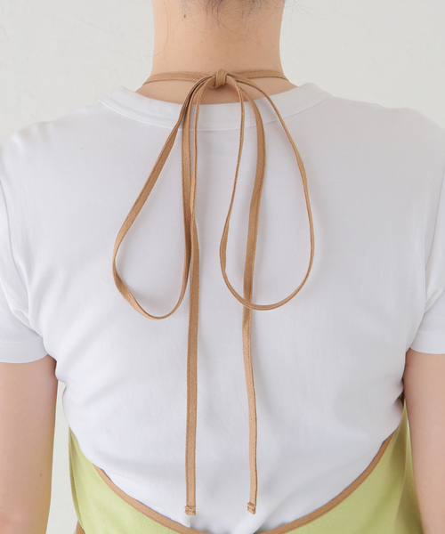 BASERANGE（ベースレンジ）の「【BASERANGE/ベースレンジ】LIGO DRESS：ワンピース（ワンピース・レディース・イエロー系その他・X-SMALL）」の7枚目の写真