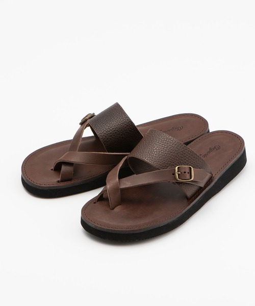Organic handloom(オーガニックハンドルーム)の「Organic handloom / "TRENT" サンダル(サンダル・レディース・ダークブラウン/ブラック・24/23/26/25/27)」の3枚目の写真