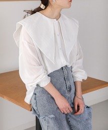 Bab | ビッグセーラーカラーブラウス(シャツ/ブラウス)