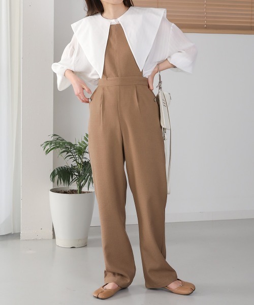 Bab(バブ)の「ビッグセーラーカラーブラウス(シャツ/ブラウス・レディース・ミント/オフホワイト/ブラック・M)」の10枚目の写真