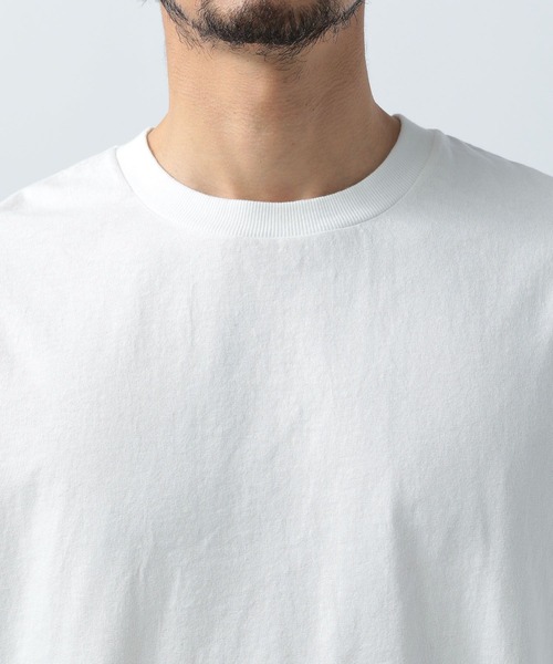 BAYFLOW（ベイフロー）の「[何枚あっても使える]ピグメント半袖Tシャツ（Tシャツ/カットソー・メンズ・オフホワイト/ブルー/チャコール/ピンク/オリーブ/ネイビー/イエロー・MEDIUM/LARGE）」の20枚目の写真