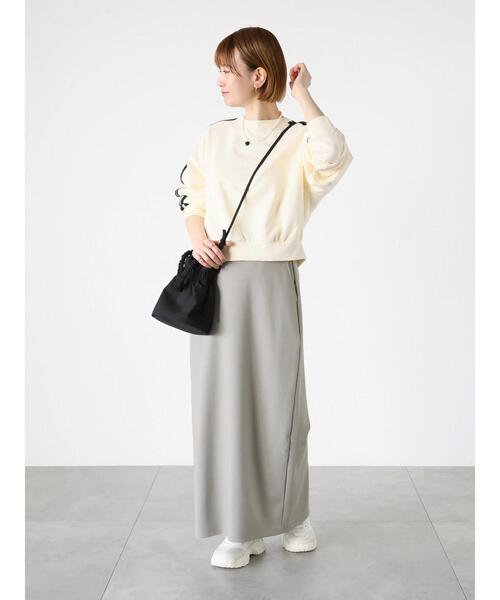 Lugnoncure（ルノンキュール）の「【選べる着丈】ポンチタイトスカート（スカート・レディース・オレンジ/ブルー/チャコールグレー/ブラック/グレー・ﾌﾘｰ(M)/ﾌﾘｰ(L)）」の17枚目の写真