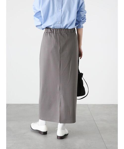 Lugnoncure（ルノンキュール）の「【選べる着丈】ポンチタイトスカート（スカート・レディース・オレンジ/ブルー/チャコールグレー/ブラック/グレー・ﾌﾘｰ(M)/ﾌﾘｰ(L)）」の22枚目の写真