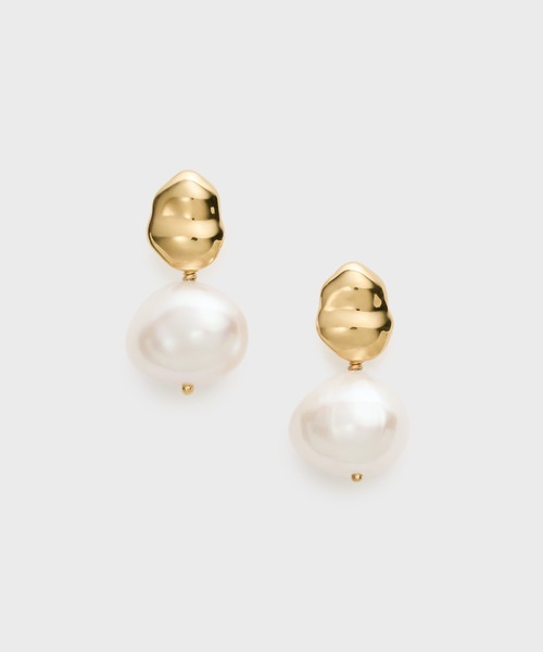 NOJESS(ノジェス)の「ゴールドパールピアス(ピアス(両耳用)・レディース・ゴールド系その他・フリー)」の5枚目の写真