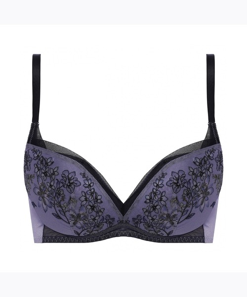 Triumph(トリンプ)の「天使のブラ(R) 魔法のハリ感597 ノンワイヤーブラジャー【B,Cカップ】TR597 P(ブラジャー・レディース・パープル/ホワイト/グリーン・C80/C75/C70/C65/B75/B70)」の3枚目の写真