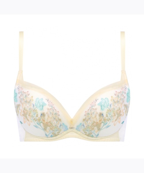 Triumph(トリンプ)の「天使のブラ(R) 魔法のハリ感597 ノンワイヤーブラジャー【B,Cカップ】TR597 P(ブラジャー・レディース・パープル/ホワイト/グリーン・C80/C75/C70/C65/B75/B70)」の2枚目の写真