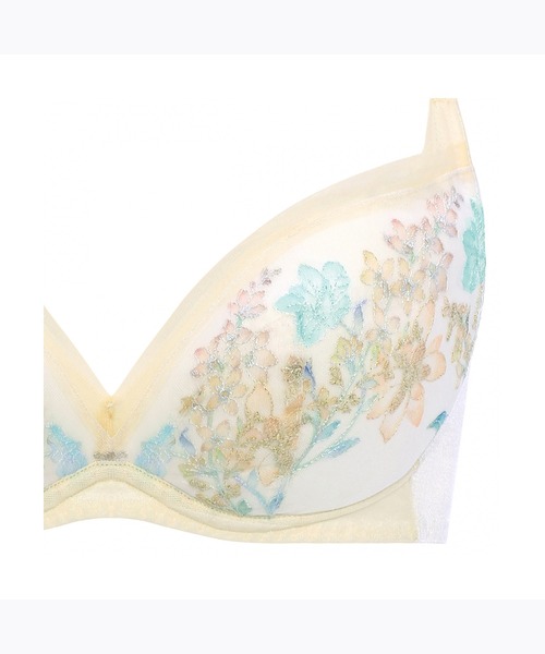 Triumph(トリンプ)の「天使のブラ(R) 魔法のハリ感597 ノンワイヤーブラジャー【B,Cカップ】TR597 P(ブラジャー・レディース・パープル/ホワイト/グリーン・C80/C75/C70/C65/B75/B70)」の13枚目の写真