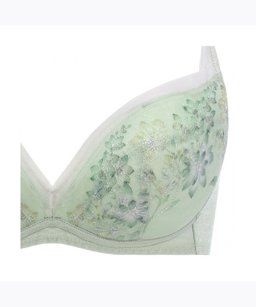 Triumph(トリンプ)の「天使のブラ(R) 魔法のハリ感597 ノンワイヤーブラジャー【B,Cカップ】TR597 P(ブラジャー・レディース・パープル/ホワイト/グリーン・C80/C75/C70/C65/B75/B70)」の12枚目の写真