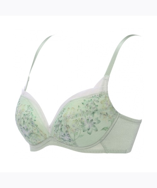 Triumph(トリンプ)の「天使のブラ(R) 魔法のハリ感597 ノンワイヤーブラジャー【B,Cカップ】TR597 P(ブラジャー・レディース・パープル/ホワイト/グリーン・C80/C75/C70/C65/B75/B70)」の10枚目の写真