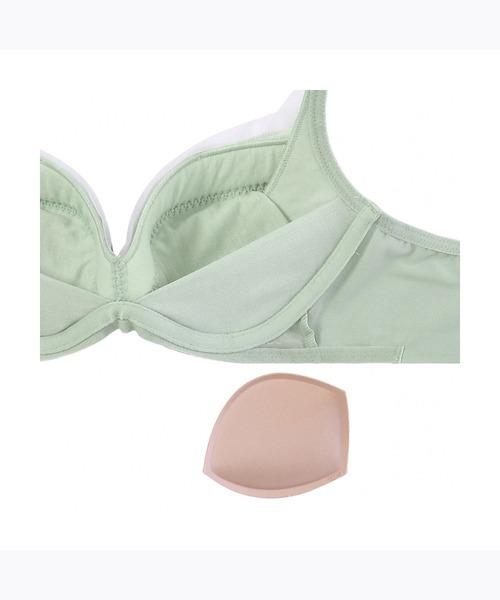 Triumph(トリンプ)の「天使のブラ(R) 魔法のハリ感597 ノンワイヤーブラジャー【B,Cカップ】TR597 P(ブラジャー・レディース・パープル/ホワイト/グリーン・C80/C75/C70/C65/B75/B70)」の8枚目の写真