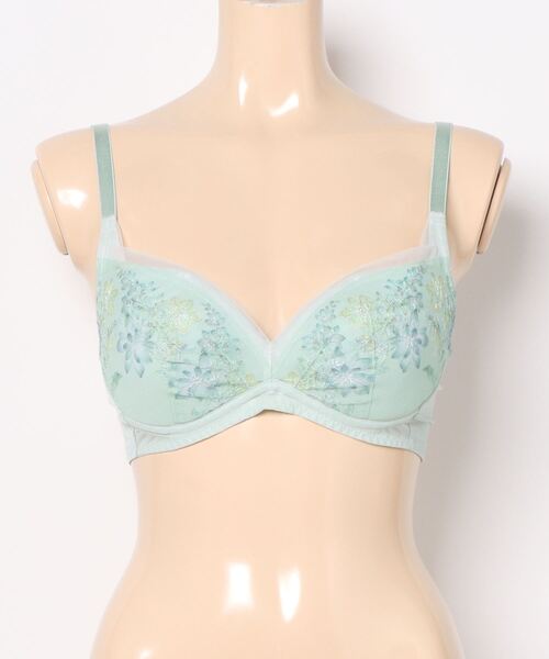 Triumph(トリンプ)の「天使のブラ(R) 魔法のハリ感597 ノンワイヤーブラジャー【B,Cカップ】TR597 P(ブラジャー・レディース・パープル/ホワイト/グリーン・C80/C75/C70/C65/B75/B70)」の15枚目の写真