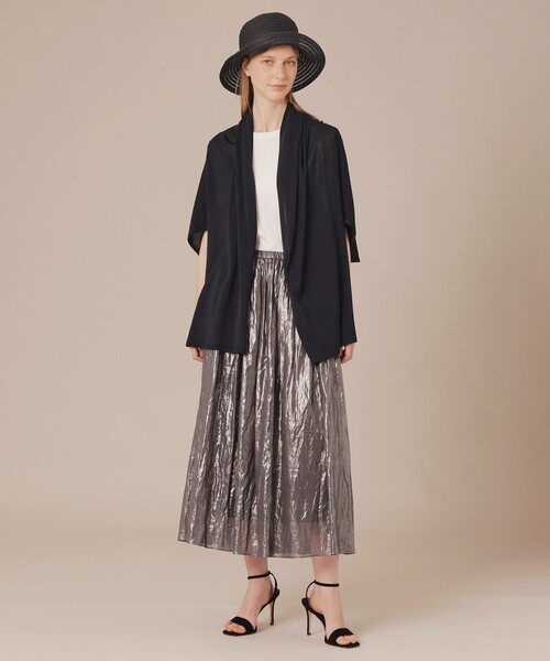 MACKINTOSH LONDON(マッキントッシュ ロンドン)の「【婦人画報掲載】ラフィアハット(ハット・レディース・ブラック/ベージュ・FREE)」の3枚目の写真