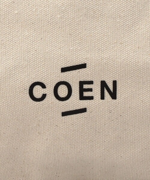coen(コーエン)の「COENロゴビッグショルダーバッグ/でかバッグ(ショルダーバッグ・レディース・ブラック/オフホワイト・FREE)」の9枚目の写真
