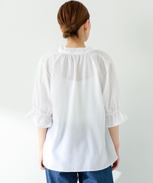 ☆美品☆ URBAN RESEARCH Sonny Labelフリルブラウス☆ セール】『UR TECH』 スタンドフリルブラウス（シャツ/ブラウス