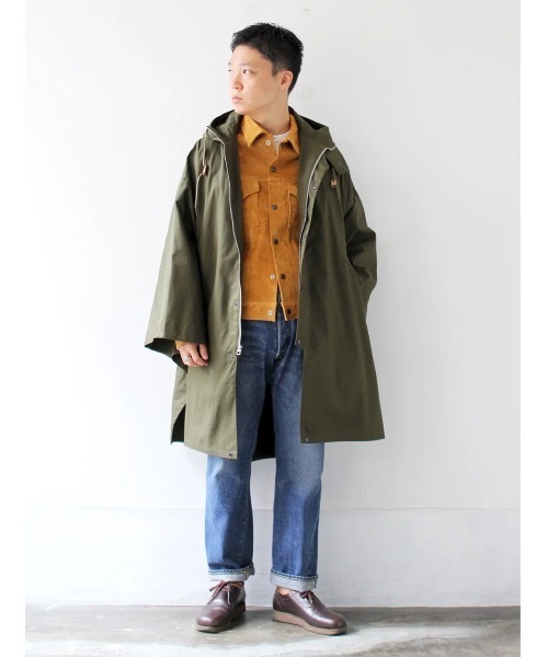 A VONTADE(アボンタージ)の「【A VONTADE】ア ボンタージ/ British Field Cape Coat(その他アウター・メンズ・ブラック/オリーブ・FREE)」の4枚目の写真