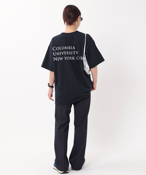 Russell Athletic（ラッセルアスレティック）の「【RUSSELL ATHLETIC/ラッセル・アスレティック】COLUMBIA print T-sh（Tシャツ/カットソー・レディース・ネイビー/アイボリー・FREE）」の19枚目の写真