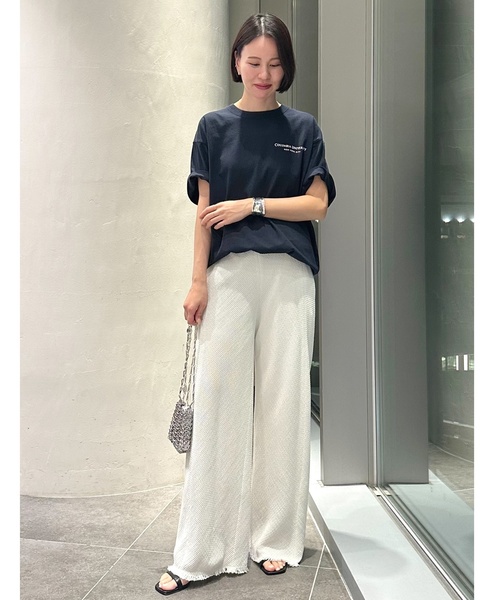 Russell Athletic（ラッセルアスレティック）の「【RUSSELL ATHLETIC/ラッセル・アスレティック】COLUMBIA print T-sh（Tシャツ/カットソー・レディース・ネイビー/アイボリー・FREE）」の22枚目の写真