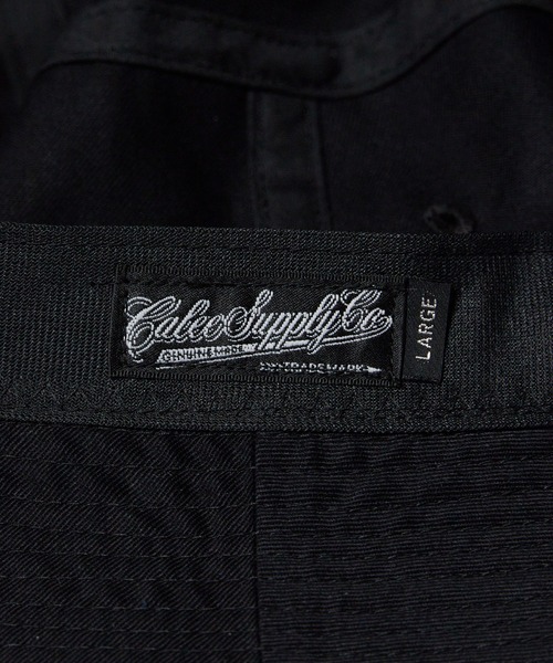 CALEE(キャリー)の「CALEE/キャリー EMBROIDERY & WAPPEN BUCKET HAT ハット(ハット・メンズ・ブラック系2/ブラック系3/ブラック系1・L/M)」の18枚目の写真