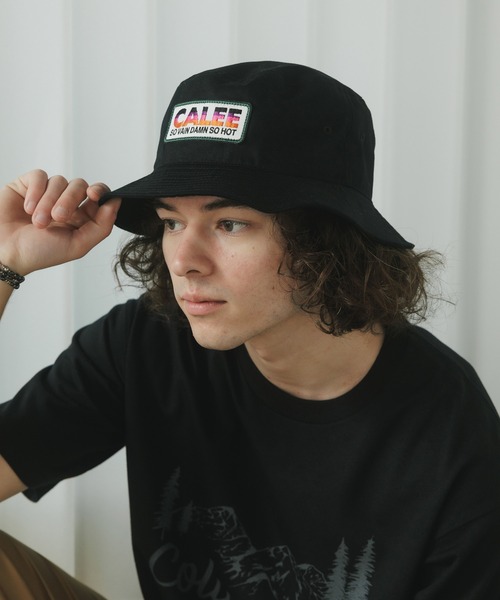 【CALEE】CALEE/EMBROIDERY & WAPPEN HAT CALEE キャリー EMBROIDERY ＆ WAPPEN BUCKET HAT