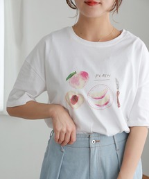 Crisp | 【ZOZO限定】オーバープリントTシャツ　ピーチ(Tシャツ/カットソー)