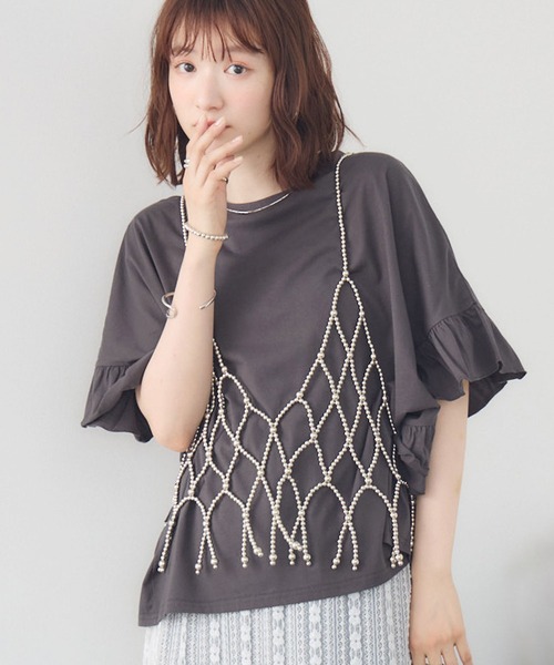 セール】ビーズビスチェ（キャミソール）｜casita(RETRO GIRL