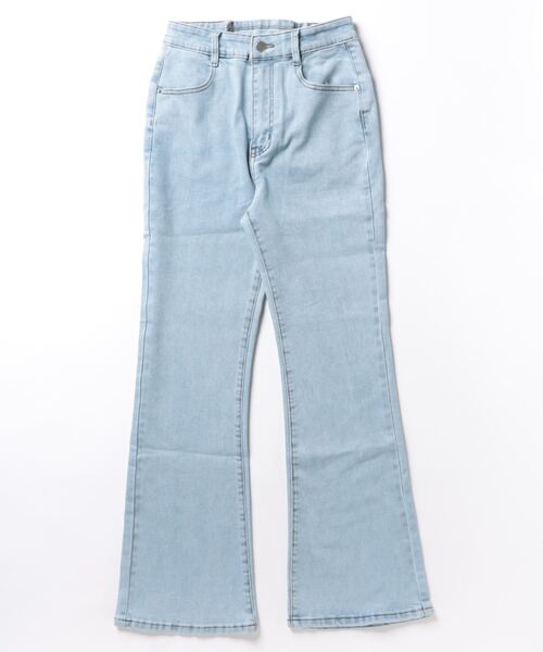 archives（アルシーヴ）の「タイトフレアレースアップデニム（デニムパンツ・レディース・サックスブルー/グレー/ブラック/ネイビー・SMALL/MEDIUM）」の20枚目の写真