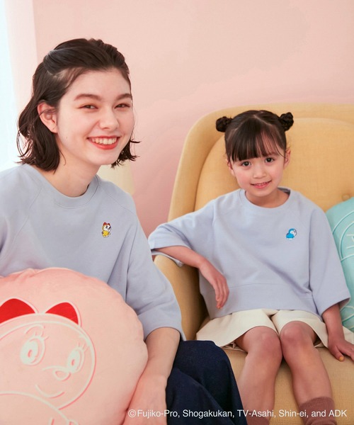 ROPE' PICNIC(ロペピクニック)の「【ドラえもんコレクション】裏毛トップス(Tシャツ/カットソー・レディース・ホワイト/チャコールグレー/サックスブルー・38)」の19枚目の写真