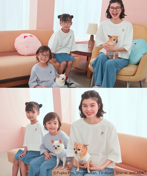 ROPE' PICNIC(ロペピクニック)の「【ドラえもんコレクション】裏毛トップス(Tシャツ/カットソー・レディース・ホワイト/チャコールグレー/サックスブルー・38)」の20枚目の写真