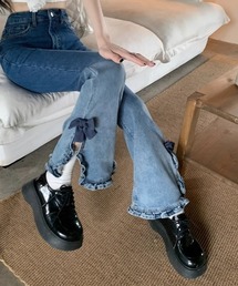 GEMEDA | グラデーションフレアジーンズ(デニムパンツ)