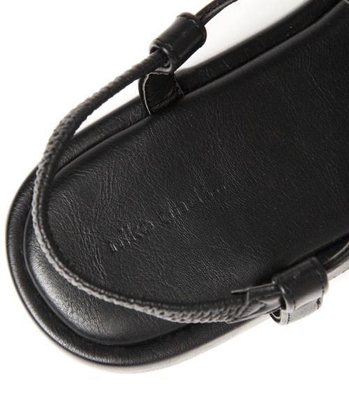 niko and...（ニコアンド）の「オリジナル細ベルトサンダル（サンダル・レディース・シルバー/ブラック/アイボリー・MEDIUM/LARGE）」の16枚目の写真