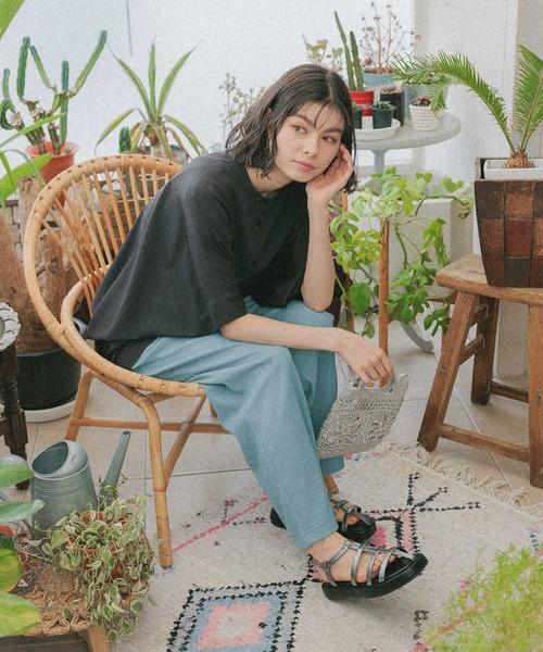 niko and...（ニコアンド）の「オリジナル細ベルトサンダル（サンダル・レディース・シルバー/ブラック/アイボリー・MEDIUM/LARGE）」の20枚目の写真