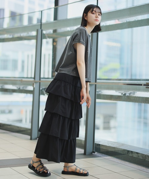 niko and...（ニコアンド）の「オリジナル細ベルトサンダル（サンダル・レディース・シルバー/ブラック/アイボリー・MEDIUM/LARGE）」の17枚目の写真