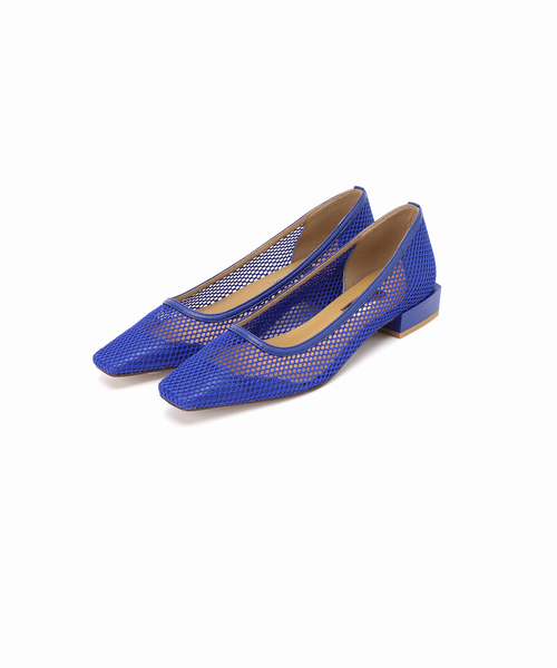 GRISE5.5cmナイロンメッシュストレッチパンプス（パンプス）｜LE