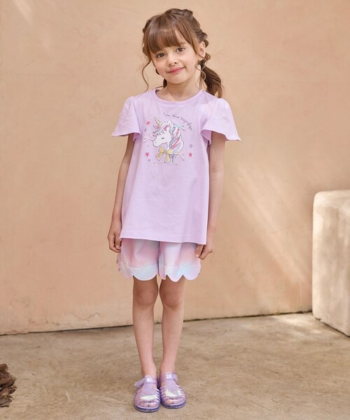 ANY（エニィ）の「【温度で色が変わる】接触冷感 しろくま ミラクルプリント Tシャツ（Tシャツ/カットソー・キッズ・サックスブルー系/ライラック系/ホワイト系・90/100/110/120/130）」の11枚目の写真