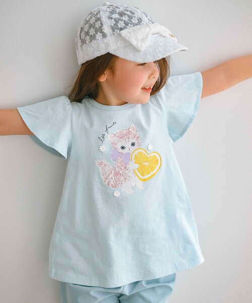 アニヤ★(セールで破格)夏のT-シャツにもお似合いPink atmos pink x LiLi “Grumpy ”Cropped T-shirt(アトモス ピンク X