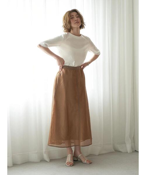 YECCA VECCA（イェッカヴェッカ）の「UVカットコットンTee（Tシャツ/カットソー・レディース・ブラック/オフホワイト・FREE）」の11枚目の写真